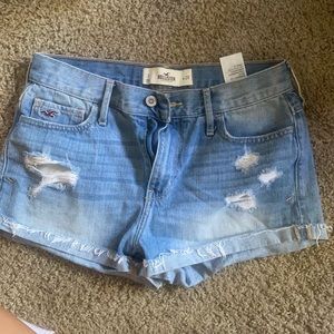 Hollister Ripped Jean Shorts